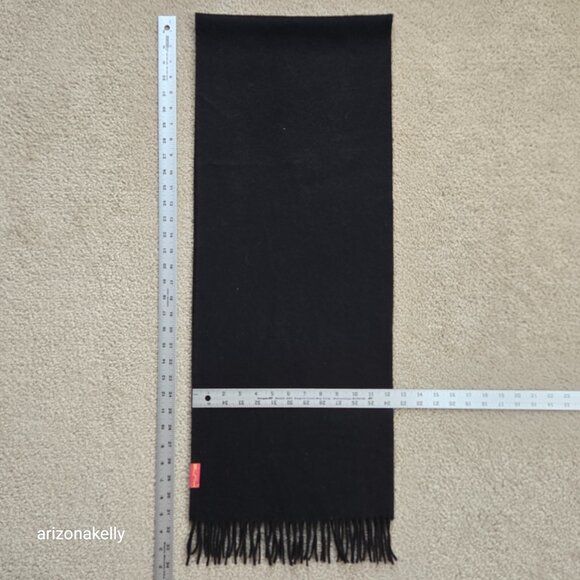 NWOT Royal Alpaca Scarf {{{{SOFT & LUX}}}} Black - Picture 13 of 13